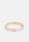 HINGE BANGLE - Apyrankė - gold-coloured/white