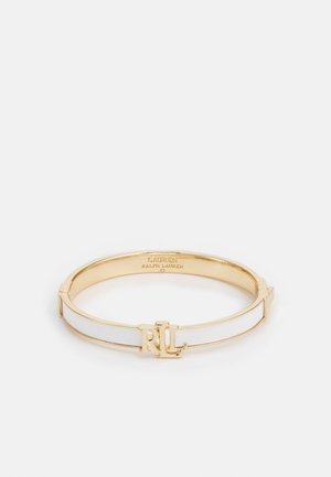 HINGE BANGLE - Armband - gold-coloured/white