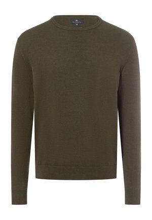 Strickpullover - oliv