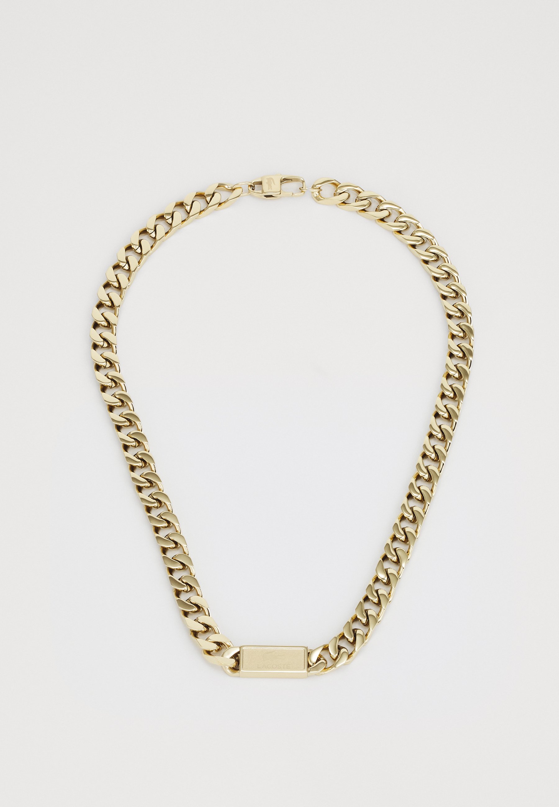Lacoste BACKHAND UNISEX - Necklace - gold-coloured - Zalando