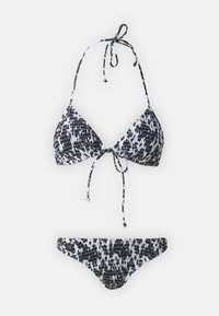 ONLY ONLSADIE SMOCK TIE BRIEF SET - Bikini - cloud dancer/black