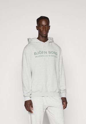 CLASSIC PRINT HOODIE - Mikina s kapucňou - ultra light grey melange