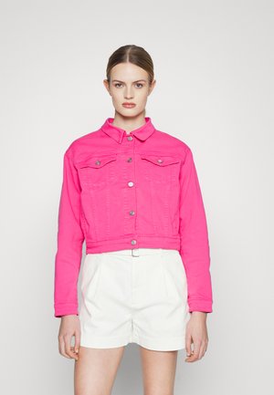 JACKET - Džínová bunda - medium pink