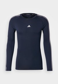 TECHFIT COMPRESSION 3-STRIPES LONG SLEEVE LONG-SLEEVE - Long sleeved top - legend ink