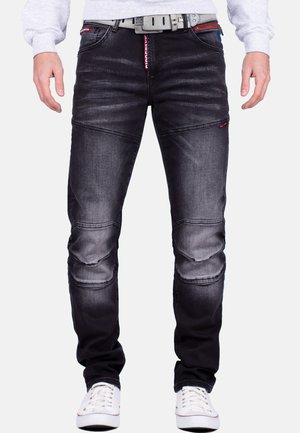 SLIM FIT - Straight leg jeans - schwarz