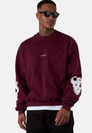 BLURRED  - Sweatshirt - cabernet