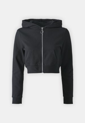 Zip-up sweatshirt - black