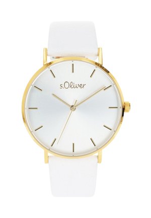 Uhr - gelb/white