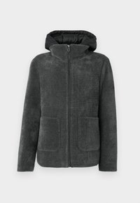 HYBRID JACKET - Lühike jakk - dark anthra melange