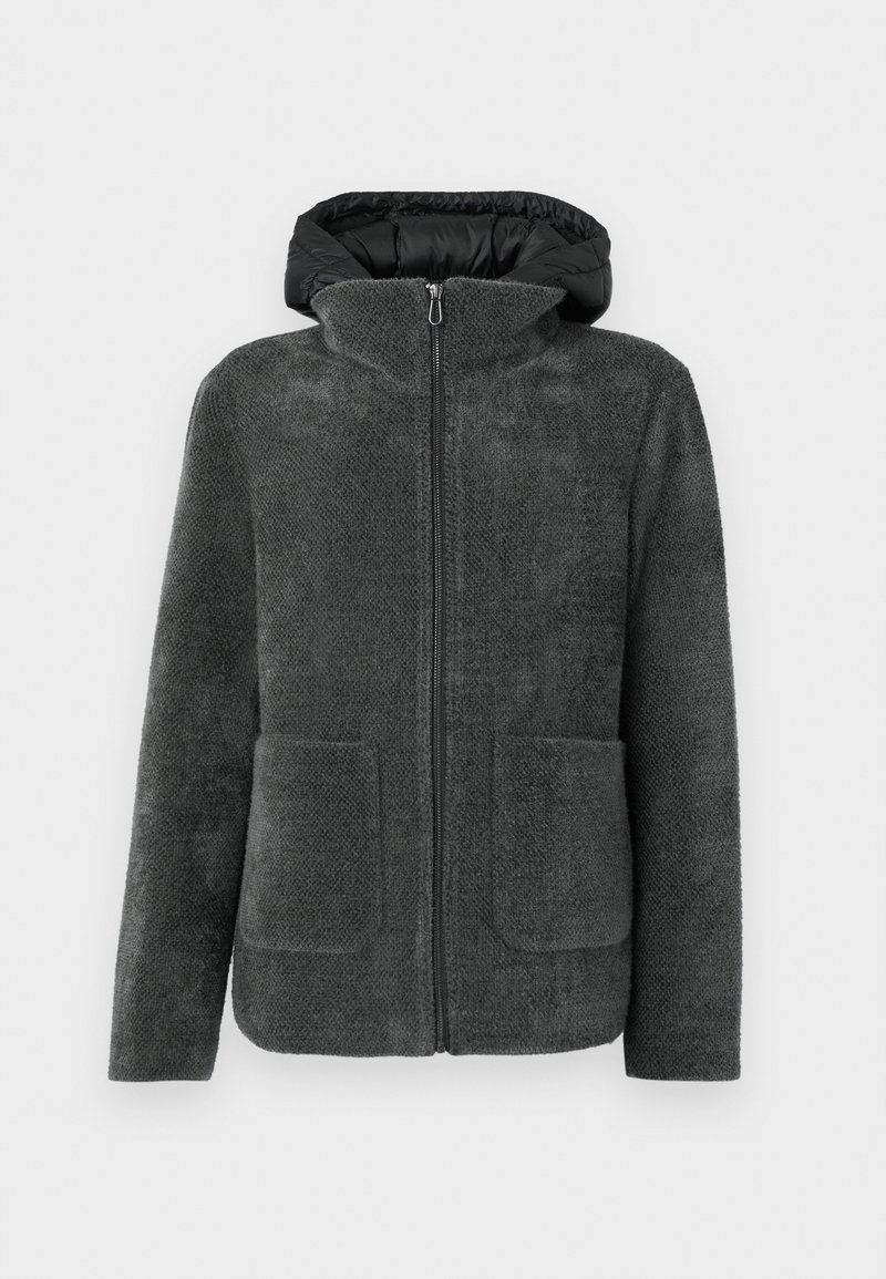 Tom Tailor Halflange jas donkerbruin