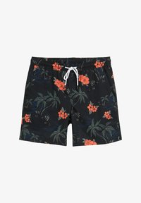 Vybrané, black tropical resort print