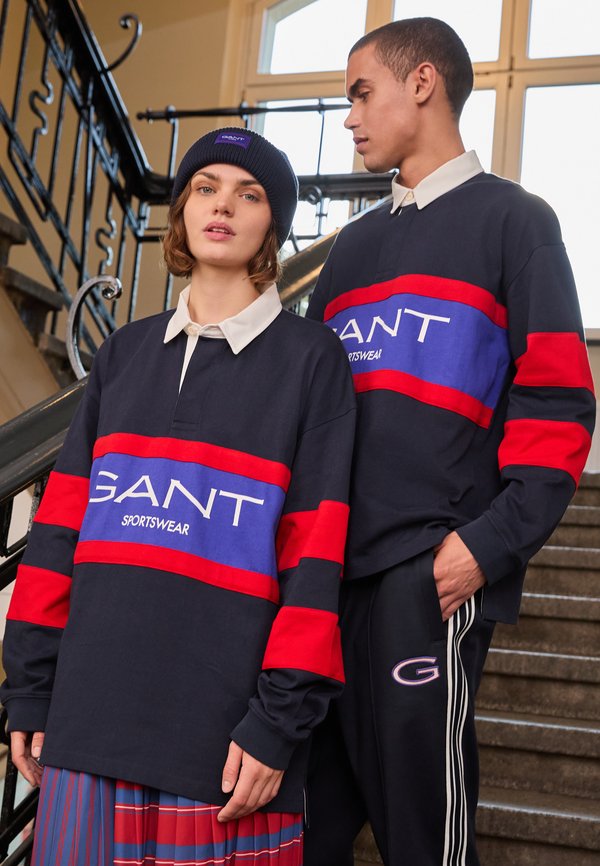 EXCLUSIVE HERITAGE 2.0 COLOUR BLOCK HEAVY RUGGER - Polo shirt