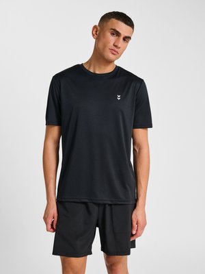 Hummel, HUMMEL HMLPULSE TRAINING T-SHIRT S/S - Спортна тениска - black