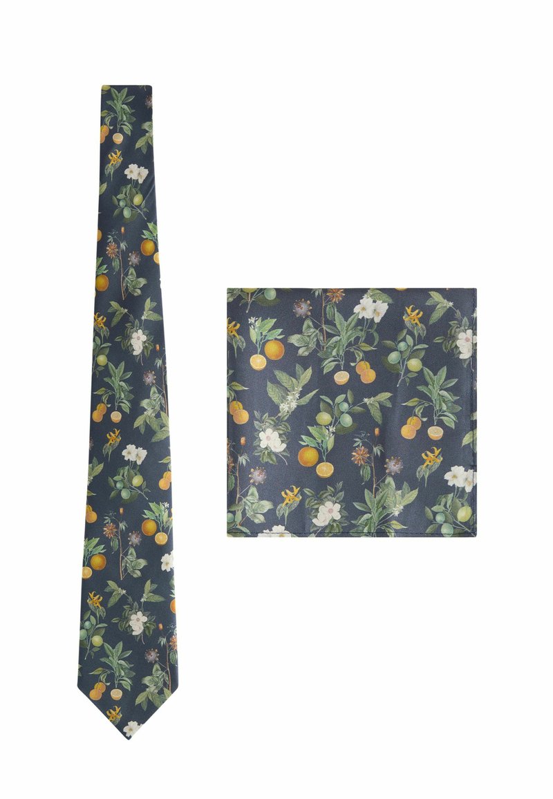 Next REGULAR - KEW GARDENS FLORAL SET  - Džepni rupčić - navy