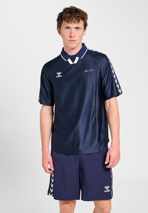 Hummel, HUMMEL HMLROOT SOCCER JERSEY S/S UNISEX - Polo - marine