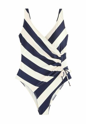 Next RUCHED SIDE SHAPE ENHANCING  - Badpak - navy cream