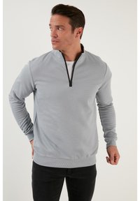 Buratti REGULAR FIT - Mikina - light grey