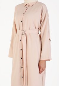 Modanisa REFKA CASUAL  - Button-down blouse - beige