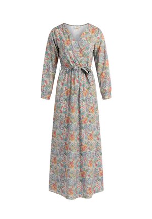 usha, Maxi-jurk - wollweiss mehrfarbig