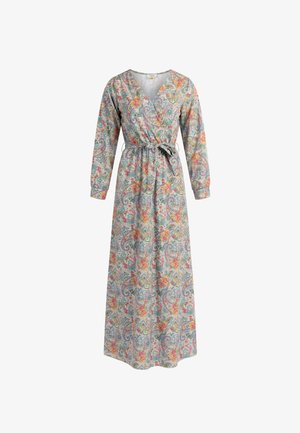 usha, Maxi-jurk - wollweiss mehrfarbig