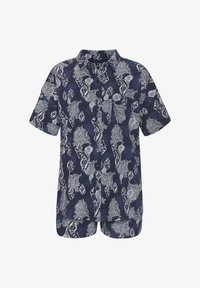 Unselected, dunkelblau gemustert