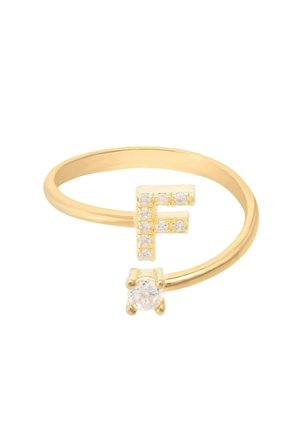 INITIAL F - Ring - yellow