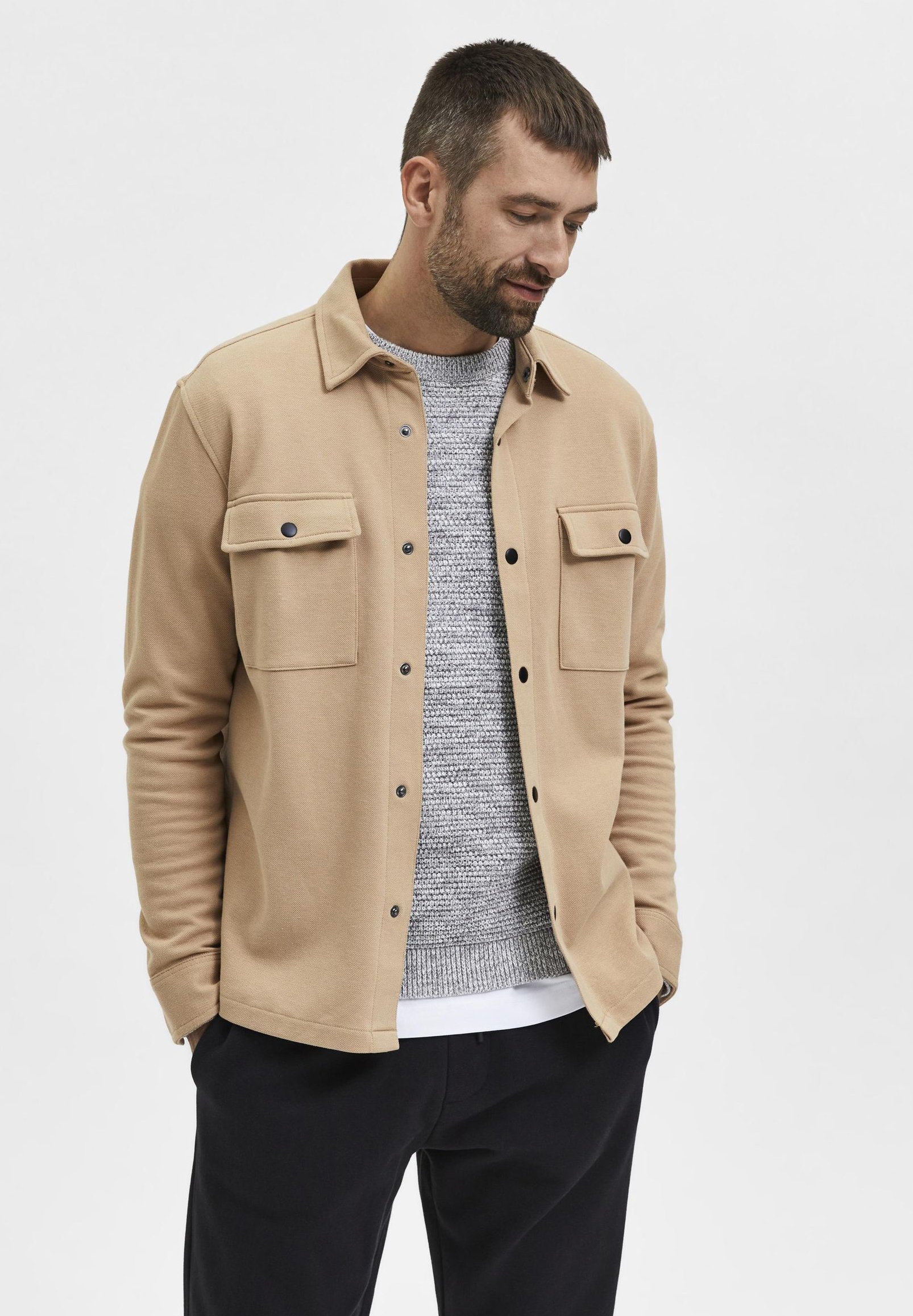 Veste Sweat à Zip SELECTED HOMME Noos - Coupe Décontractée Pour Un Style Quotidien