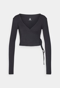 Pikkade varrukatega topp - black