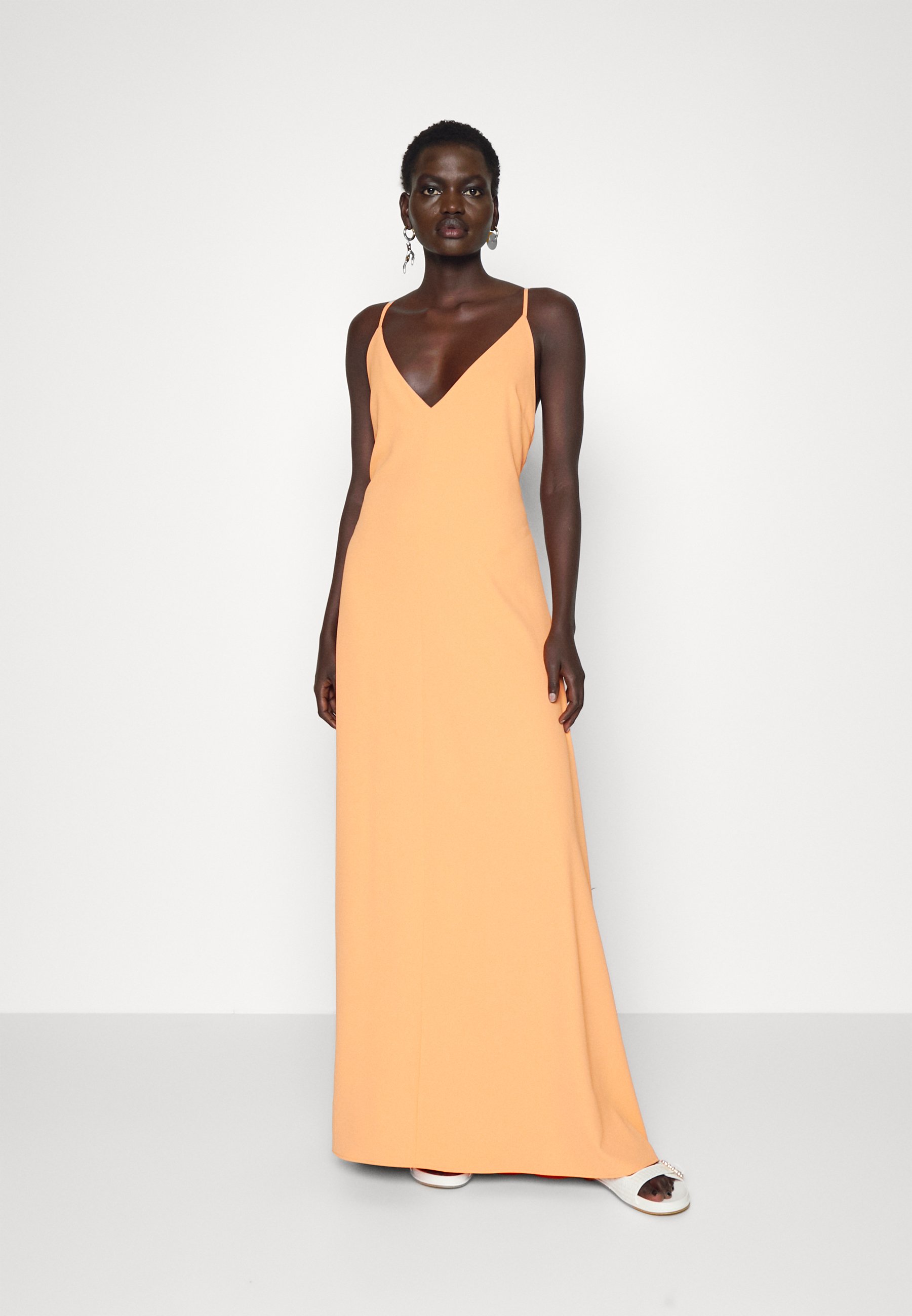 Patrizia Pepe ABITO DRESS - Freizeitkleid - fresh orange/orange - Zalando.de