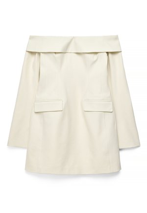 TAILORED OFF SHOULDER MINI  - Freizeitkleid - cream