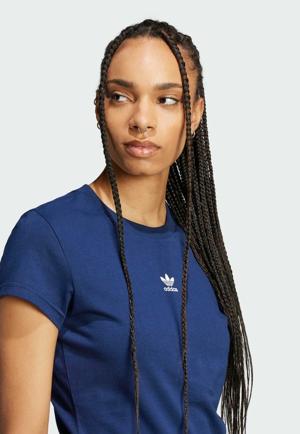 SLIM - Print T-shirt - night indigo4