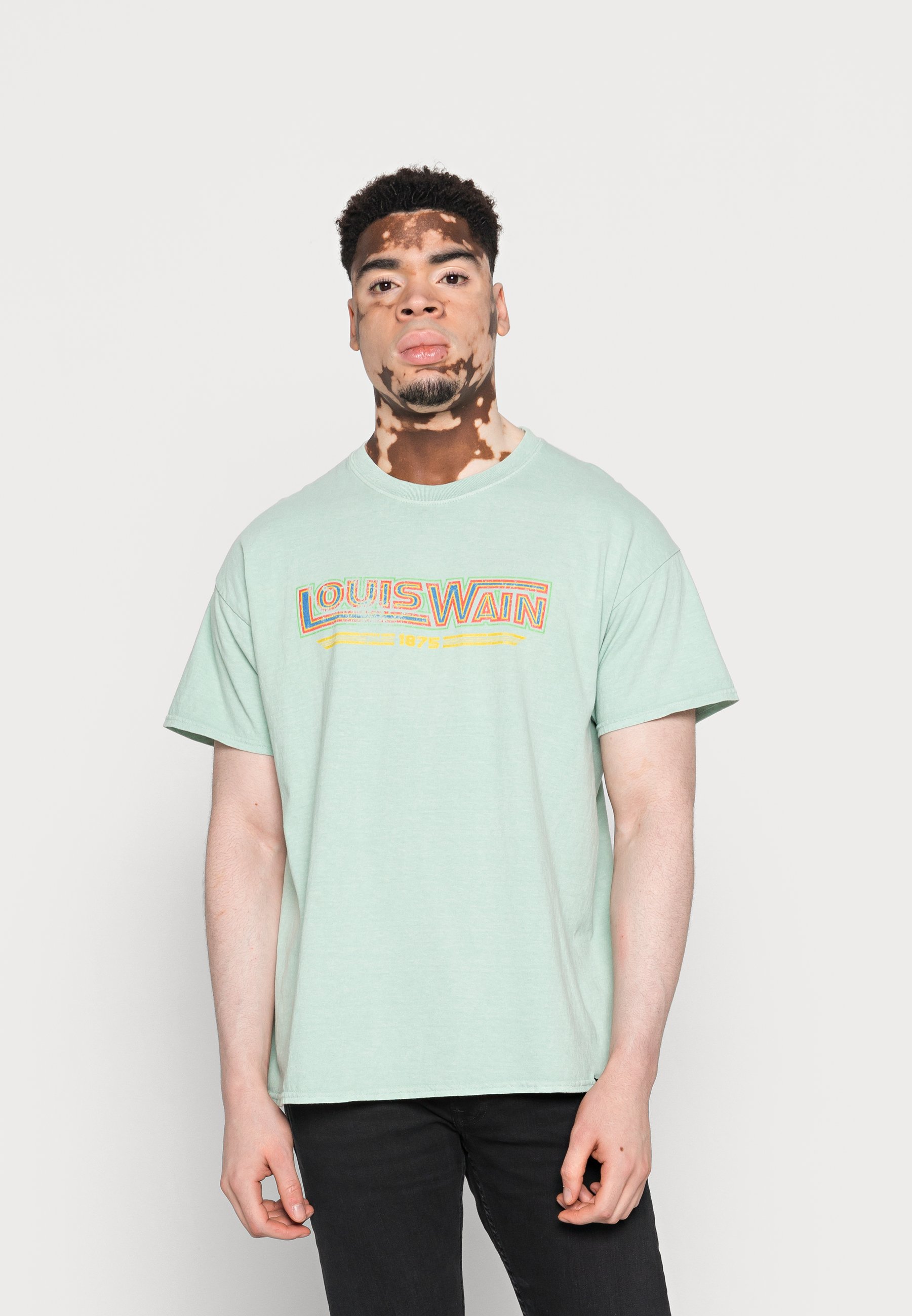 GRAPHIC TEE - Print T-shirt - lime 