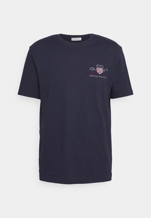 GANT ARCHIVE SHIELD - T-shirt basic - evening blue