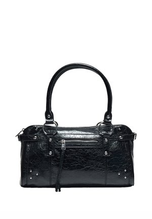 Stradivarius, STUDDED SHOULDER BAG - Sac à main - black