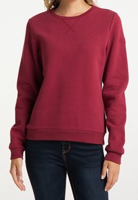 Schmuddelwedda Sudadera - dark red