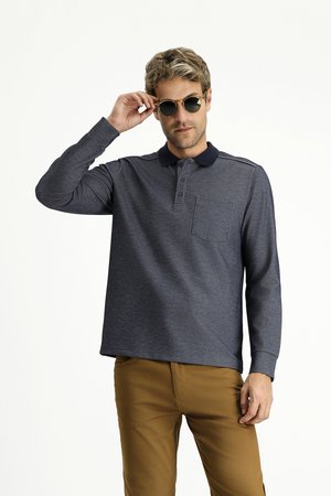 REGULAR FIT  - Poloshirt - medium navy blue