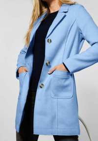 Street One Kort kappa / rock - stone blue denim