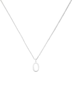 HALSKETTE MIT KLEIN INITIAL CHARM SILBER (A-Z) - Halskette - silver coloured