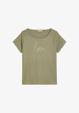 Marc O'Polo, MARC O'POLO T-SHIRT REGULAR AUS LEICHTEM SINGLE JERSEY - T-shirt print - pure sage