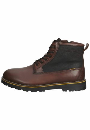 Schnürstiefelette - dark brown