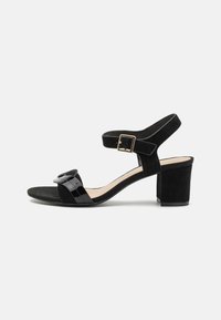 LEATHER - Sandals - black