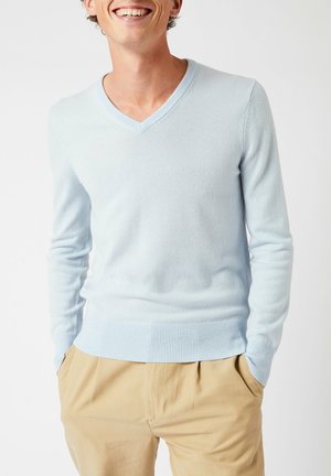 V-NECK - Pullover - bleu ciel