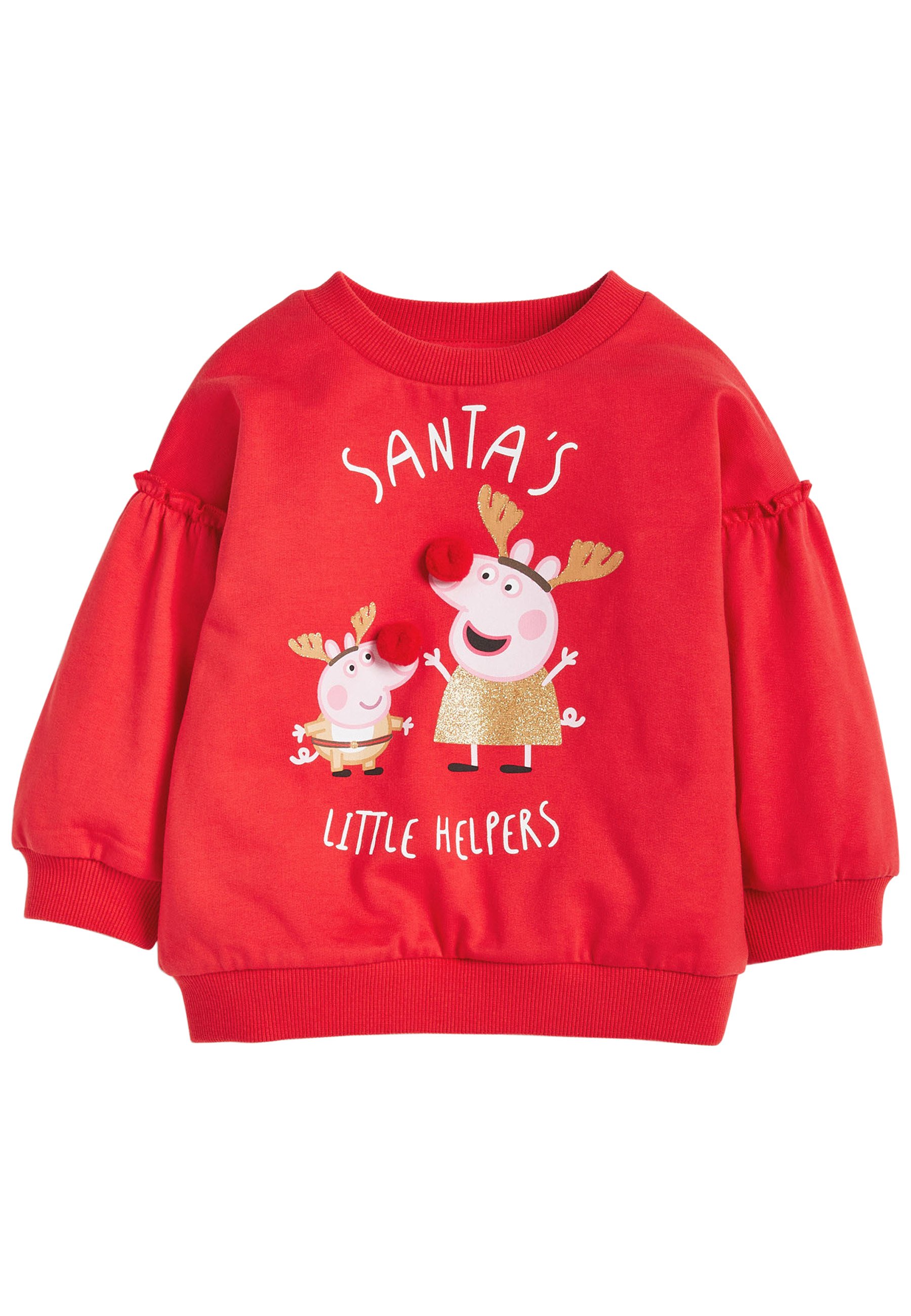 Next PEPPA PIG CHRISTMAS SWEATSHIRT - Sweater - red/rood - Zalando.nl
