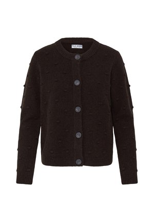 PULZ, PZDAGMAR CARDIGAN - Gilet - espresso melange