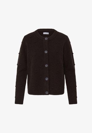 PULZ, PZDAGMAR CARDIGAN - Gilet - espresso melange