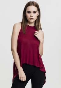Urban Classics LADIES HILO VISCOSE TOP - Tops - red