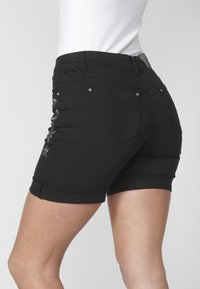 Koroshi Shorts vaqueros - negr  black