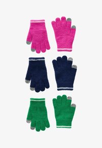 Selezionato, pink green blue