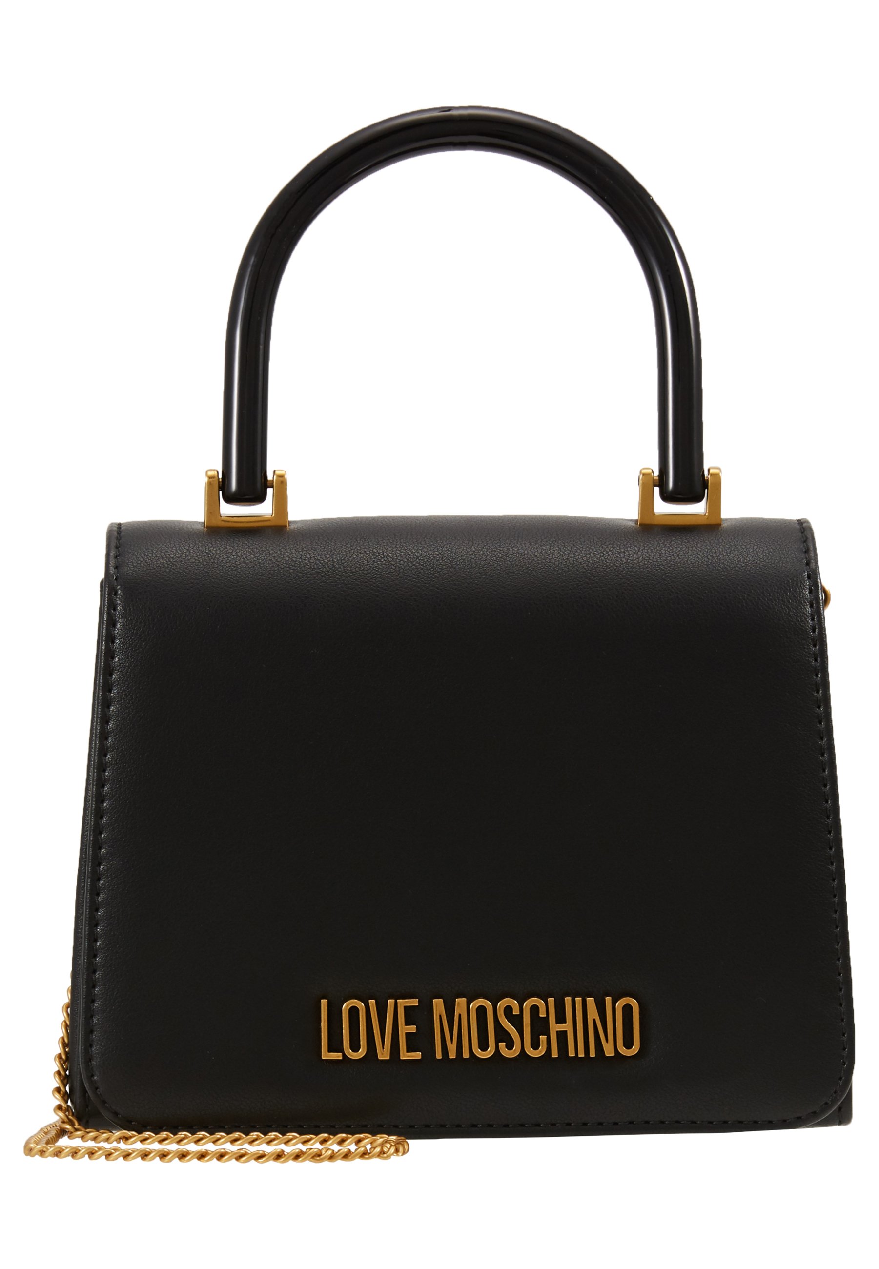black moschino purse