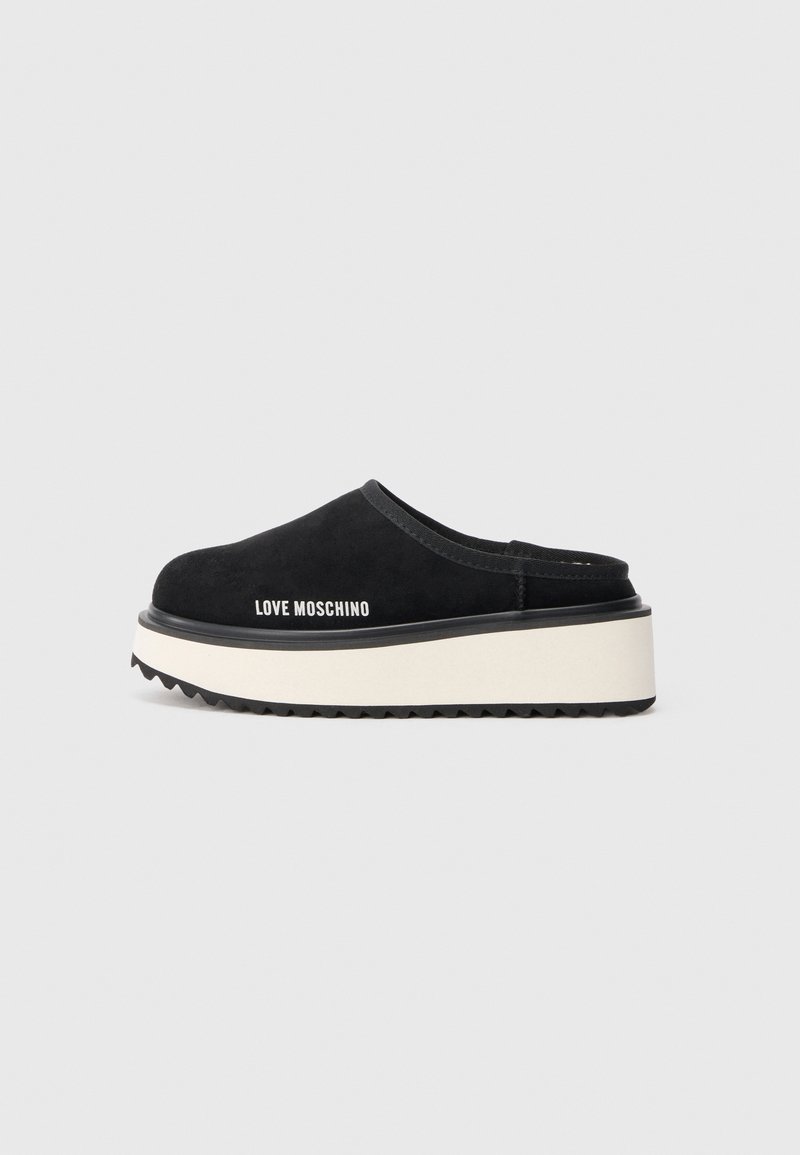 Love Moschino POWER - Clogs - black - Zalando.co.uk